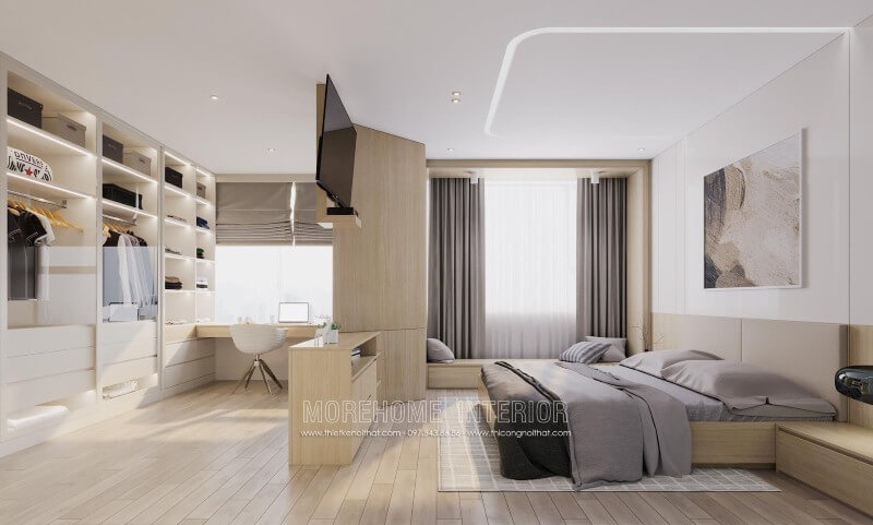 Thiết kế nội thất phòng ngủ đẹp ở Vinh